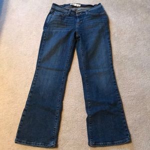Levi’s curvy boot cut jeans